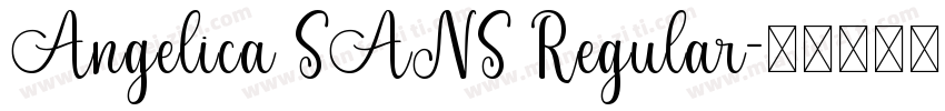 Angelica SANS Regular字体转换